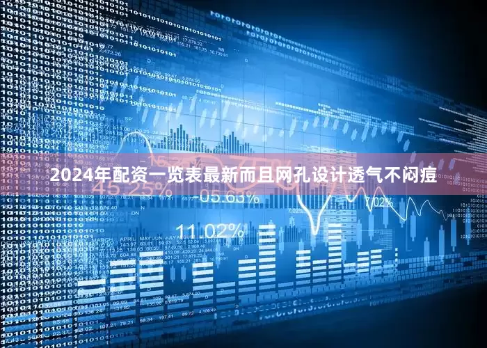 2024年配资一览表最新而且网孔设计透气不闷痘