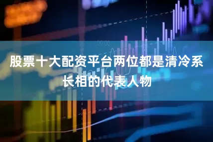 股票十大配资平台两位都是清冷系长相的代表人物
